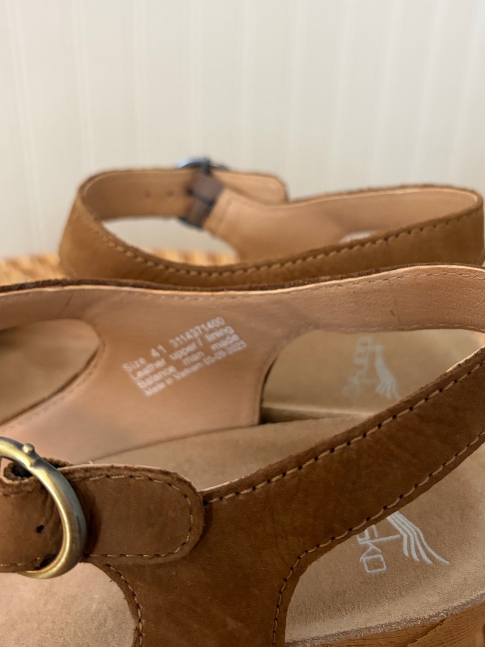 Dansko Taytum Clog Tan Women’s 41 - Picture 3 of 5